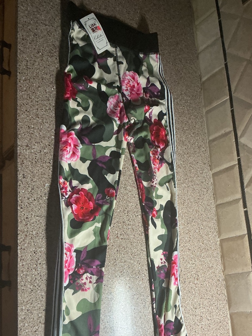 New Floral Camo Track Pants